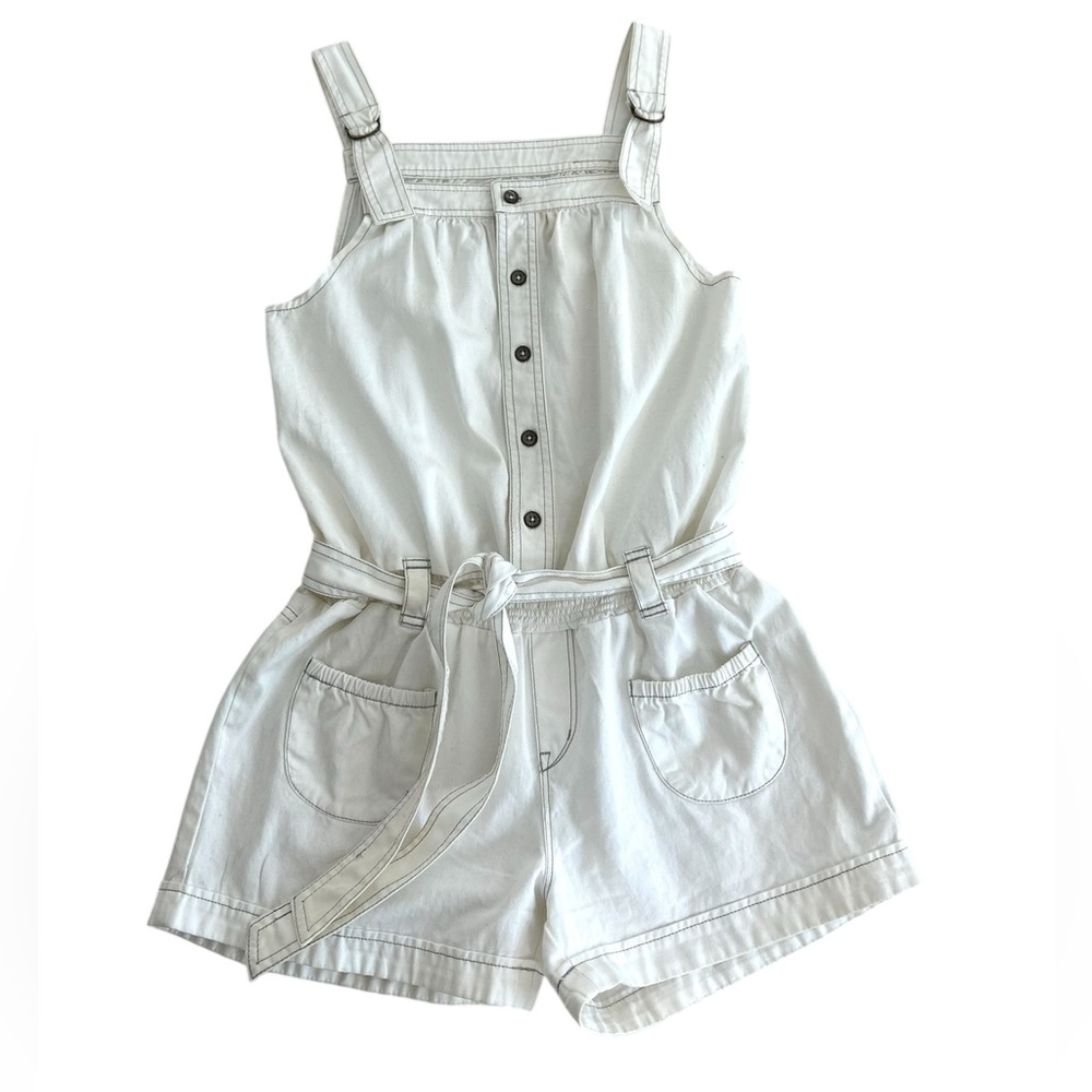 LEVI’S  Youth White Denim Romper